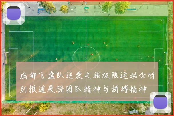 成都飞盘队逆袭之旅极限运动会特别报道展现团队精神与拼搏精神